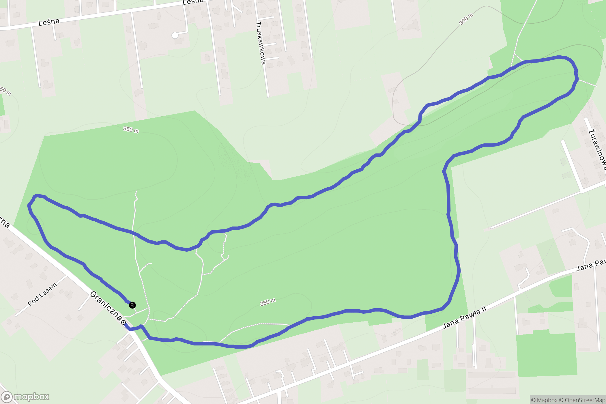 Wola Zachariaszowska: mapa trasy - Poland
