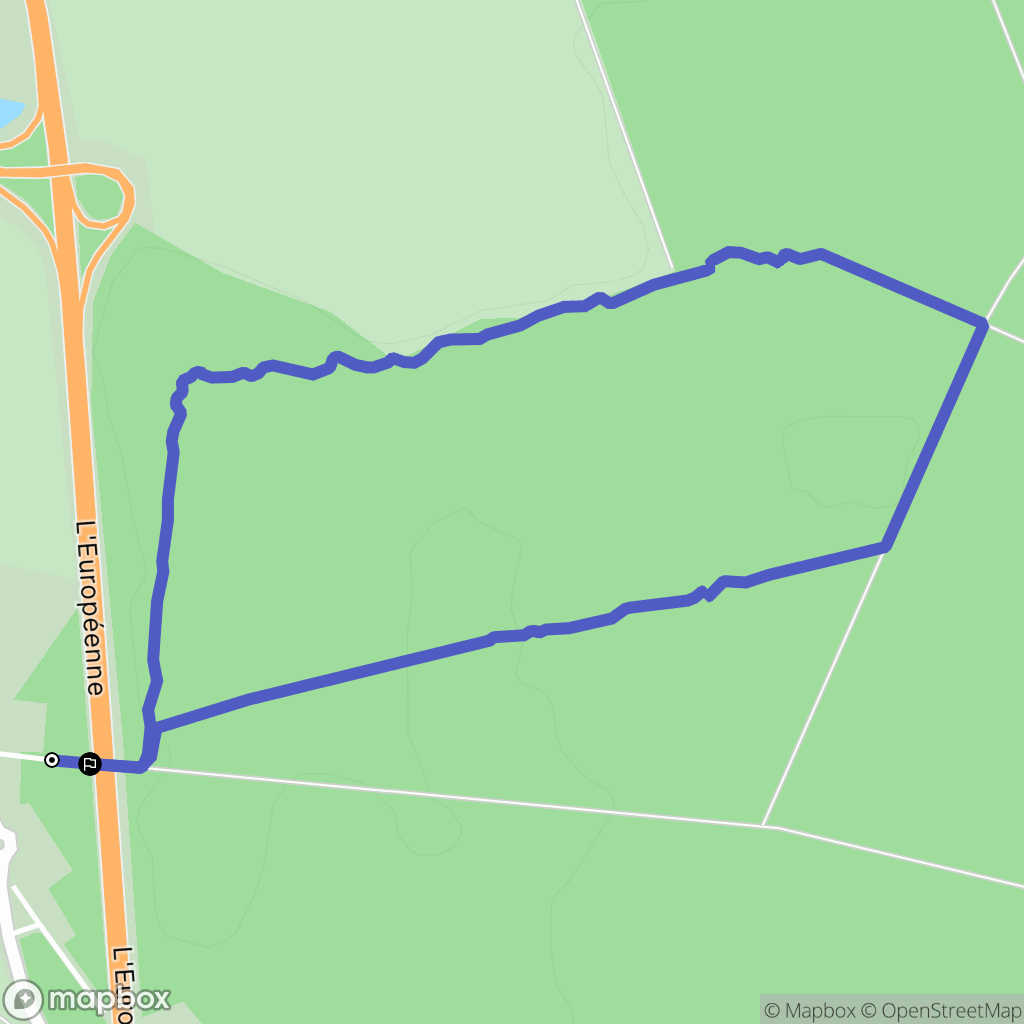 Forest-Montiers : carte du parcours de randonnée - France