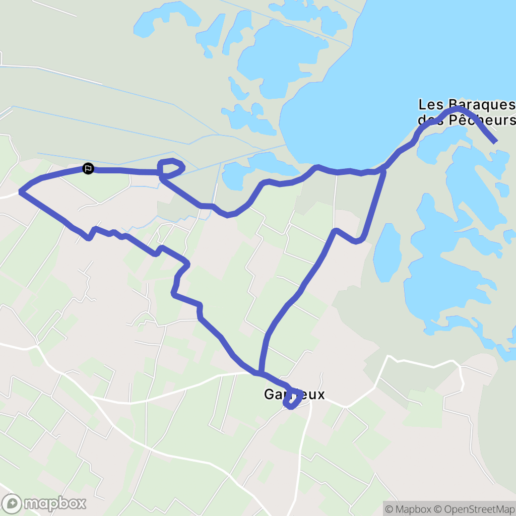 Salses-le-Château : carte du parcours de randonnée - France