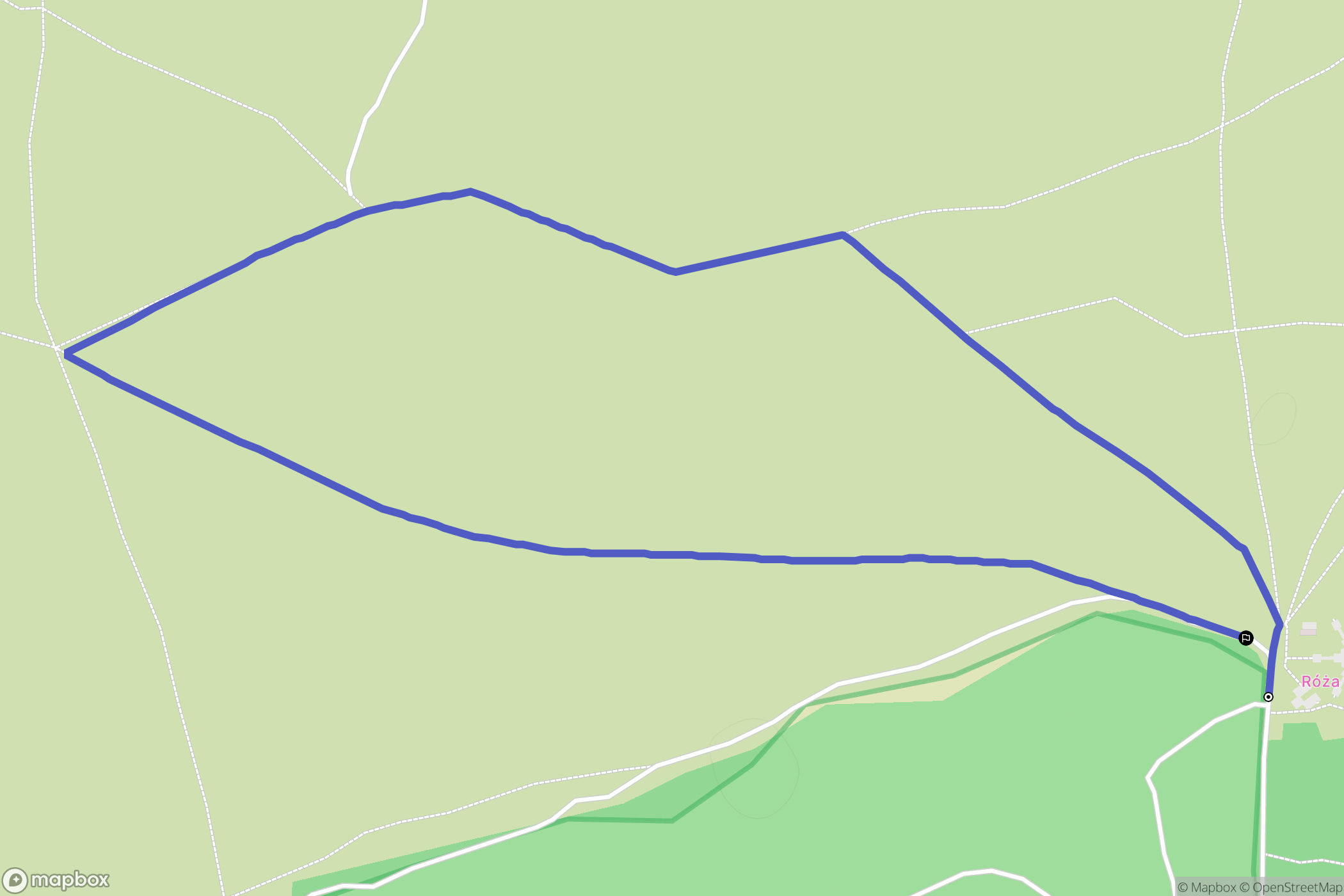 Klucze: mapa trasy - Poland