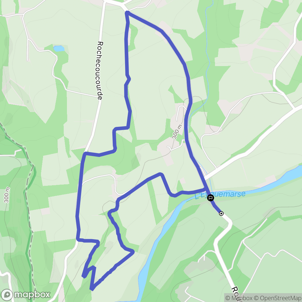 Mollans-sur-Ouvèze : carte du parcours de randonnée - France