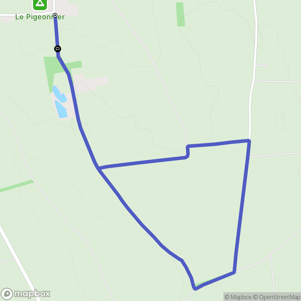 Chaleins : carte du parcours de randonnée - France
