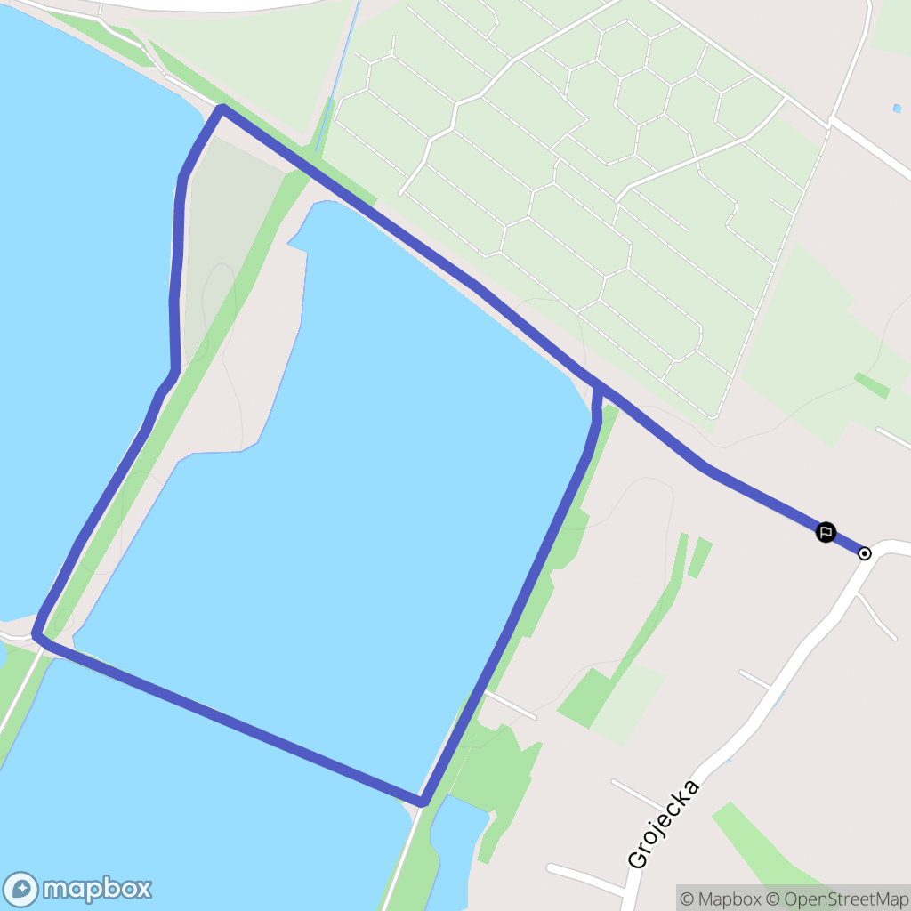 Zaborze: mapa trasy - Poland