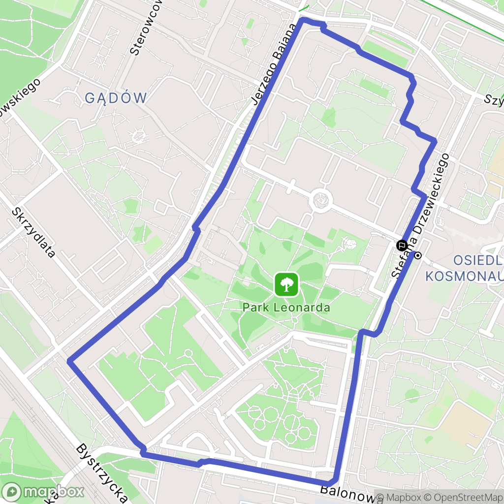 Wrocław: mapa trasy - Poland