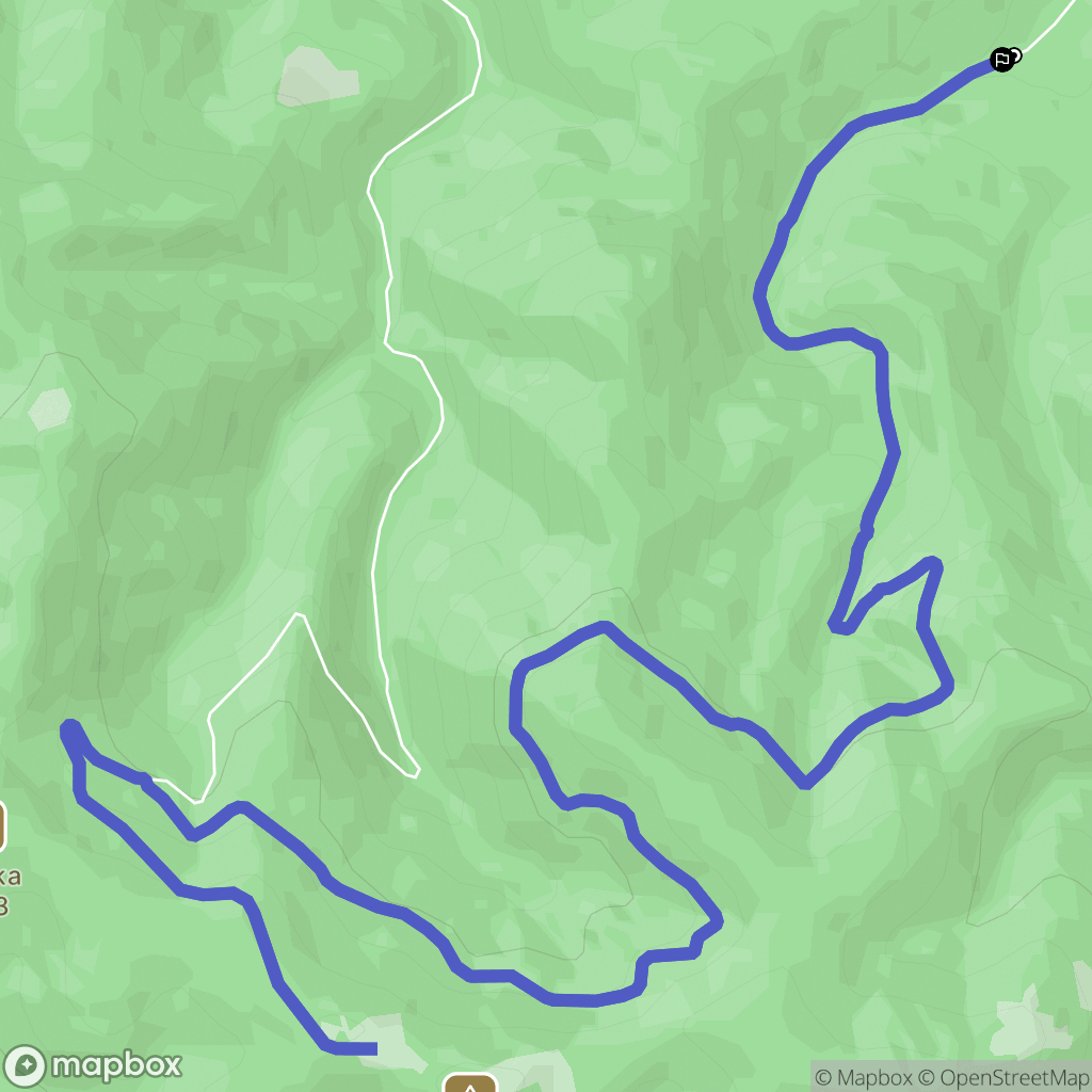 Przysietnica: mapa trasy - Poland