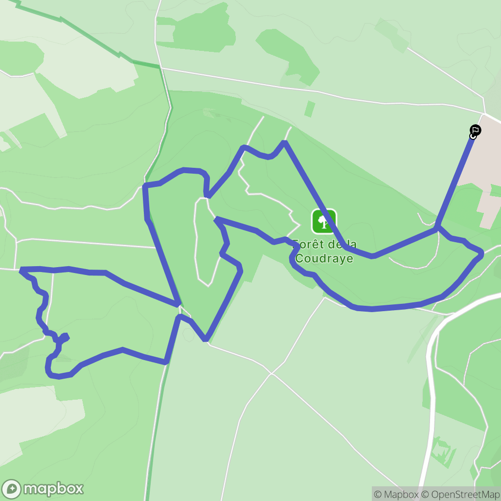 Champcueil : carte du parcours de randonnée - France