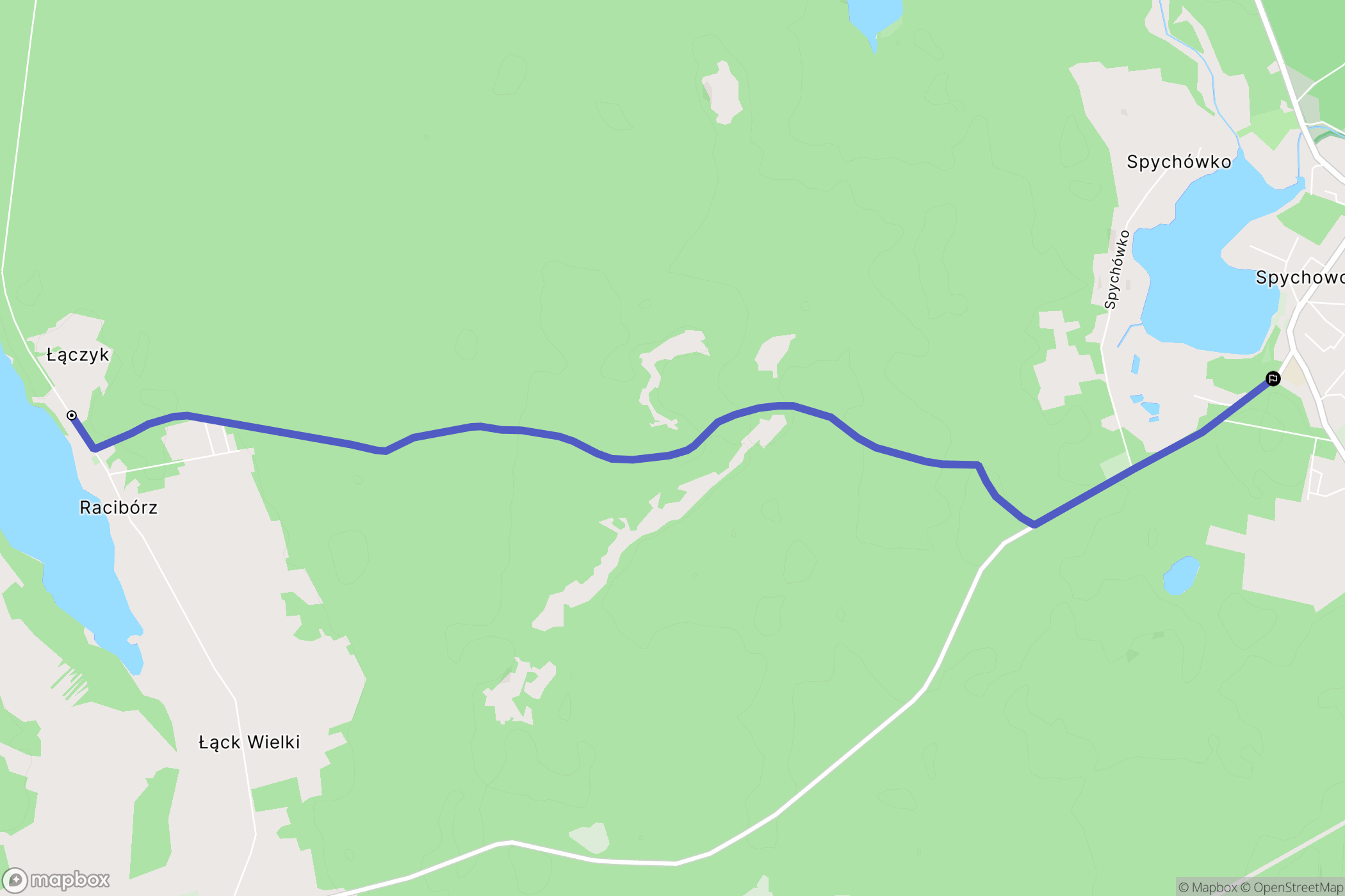 Kolonia: mapa trasy - Poland