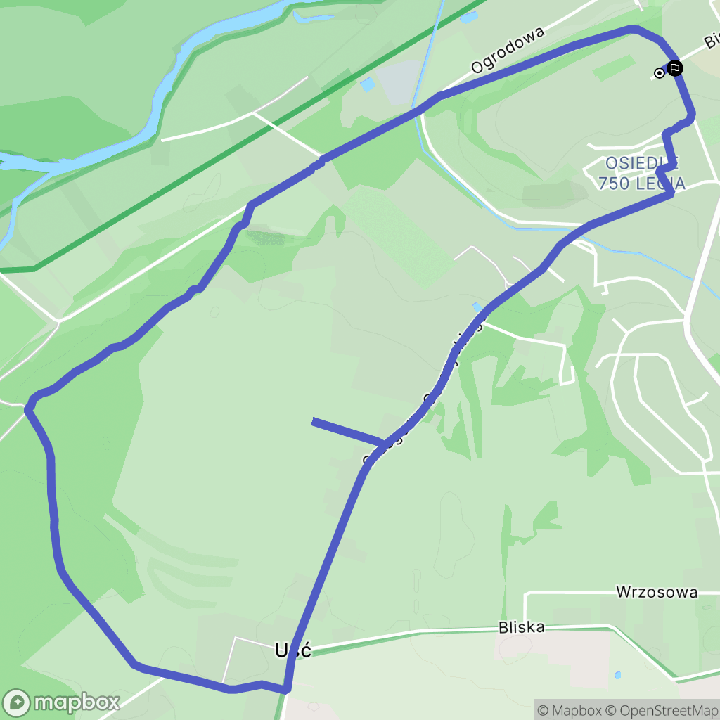 Chełmno: mapa trasy - Poland