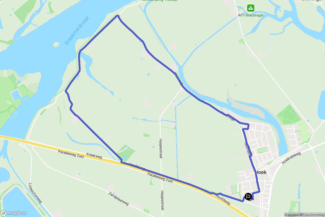 Hoek: routekaart voor buitenactiviteiten - Netherlands
