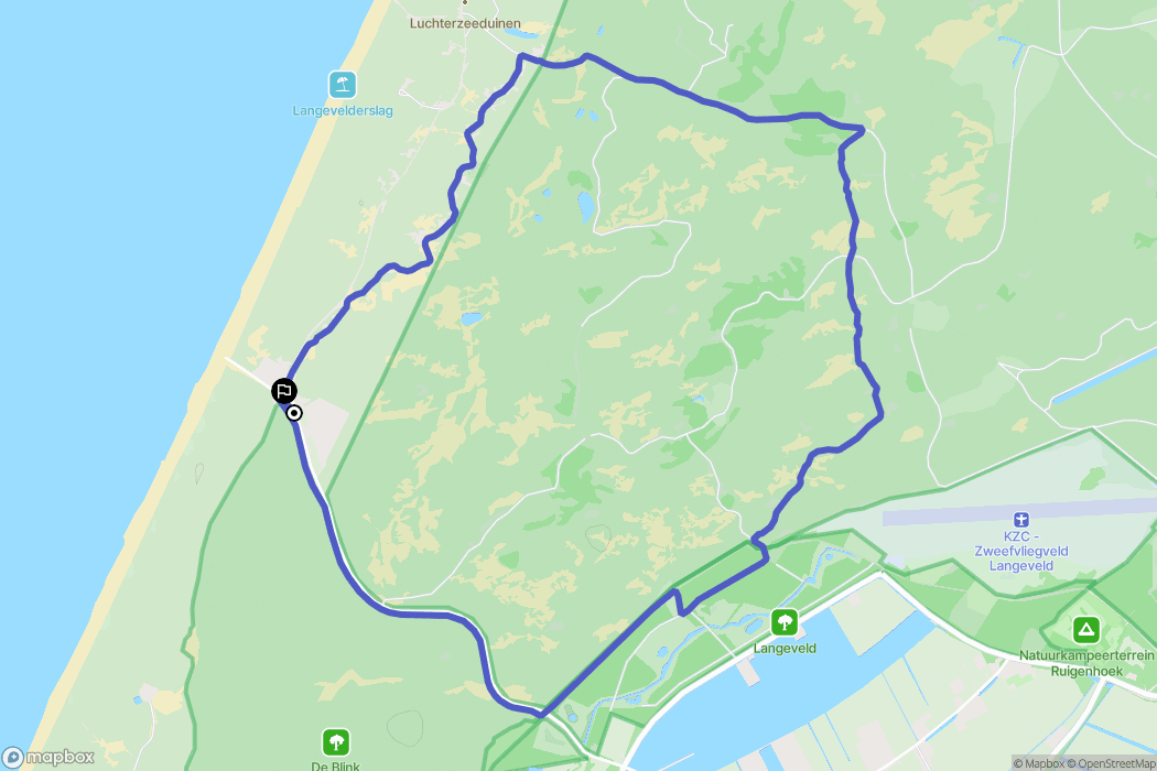 Noordwijk: routekaart voor buitenactiviteiten - Netherlands