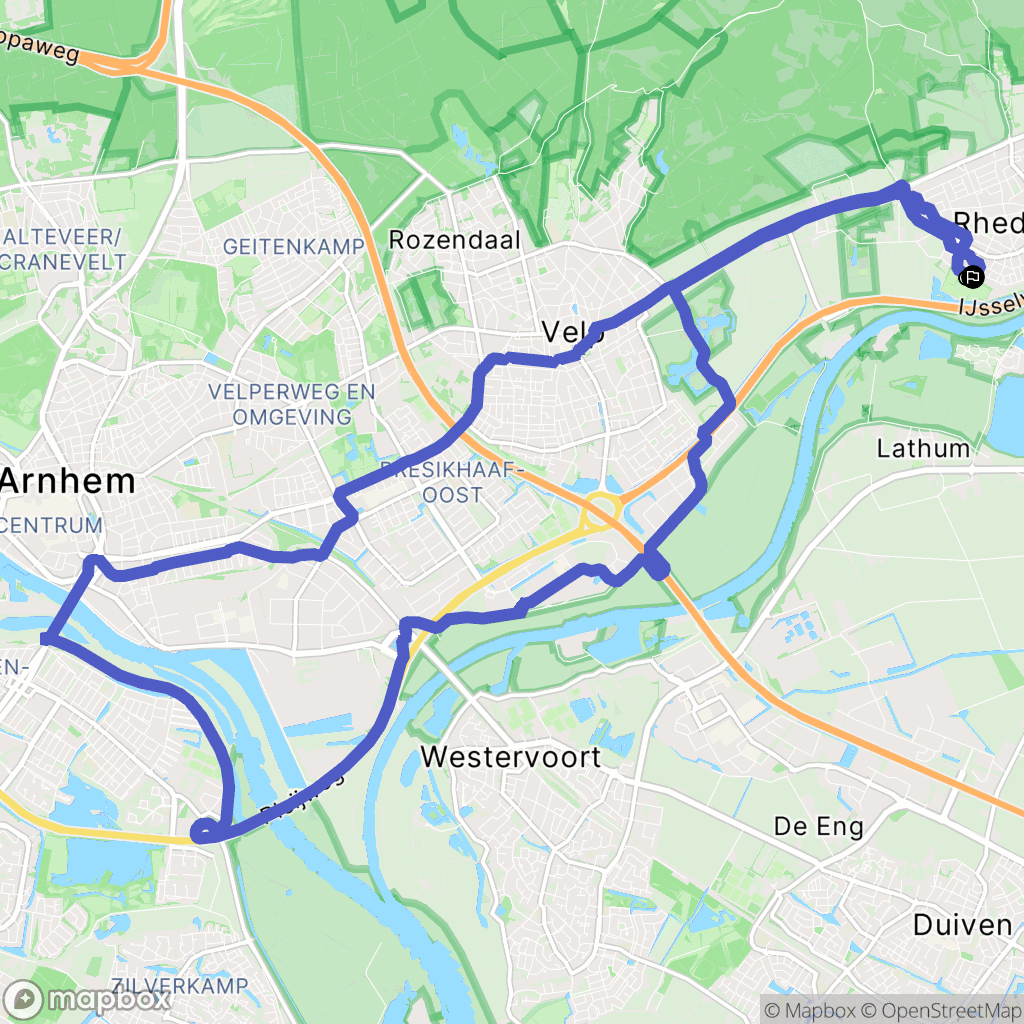 Rheden: routekaart voor buitenactiviteiten - Netherlands
