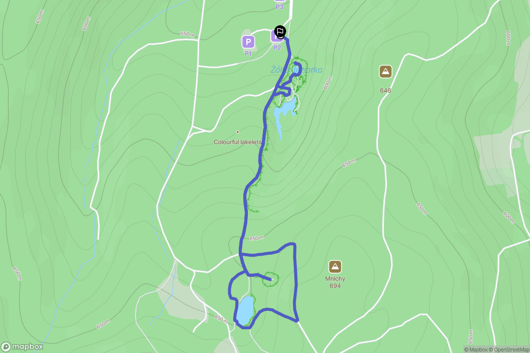Wieściszowice: mapa trasy - Poland
