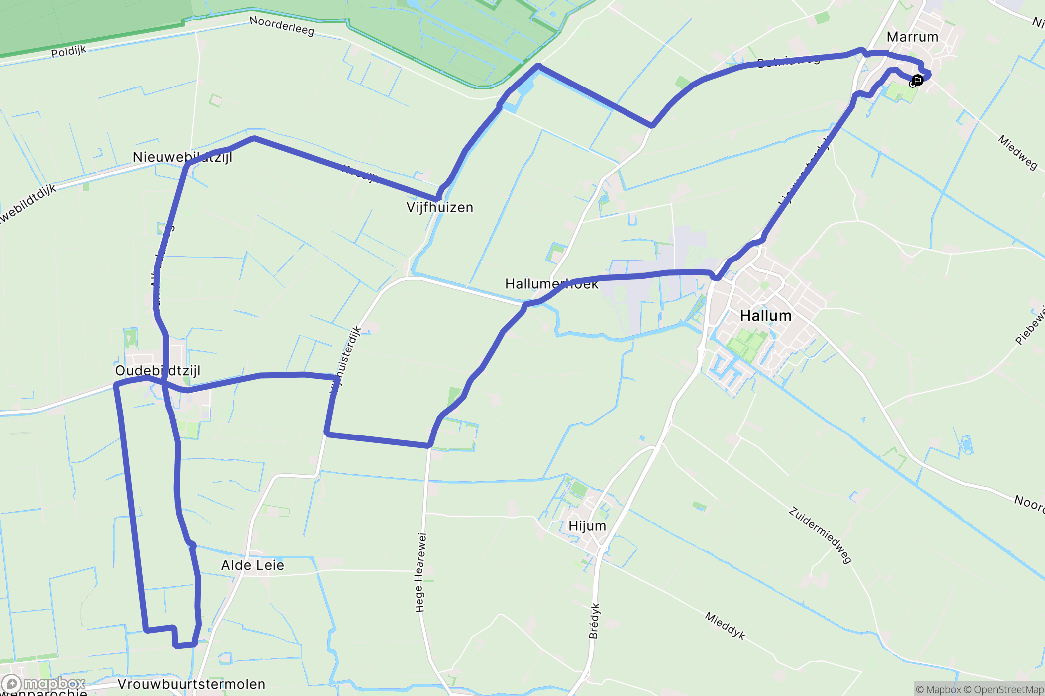 Marrum: routekaart voor buitenactiviteiten - Netherlands