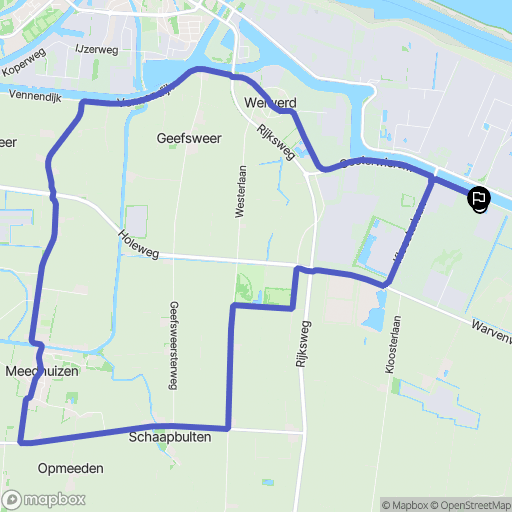 Farmsum: routekaart voor buitenactiviteiten - Netherlands