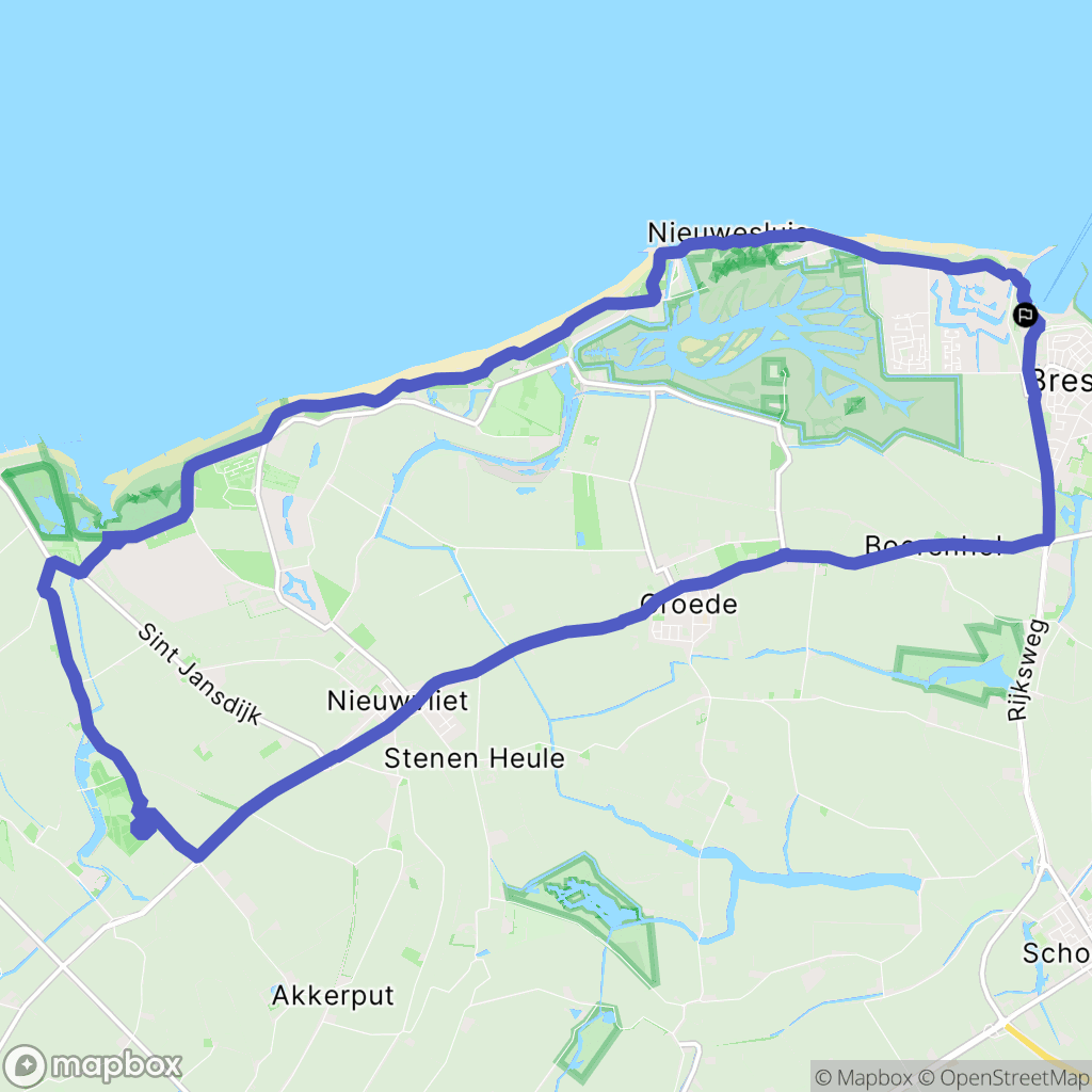 Breskens: routekaart voor buitenactiviteiten - Netherlands
