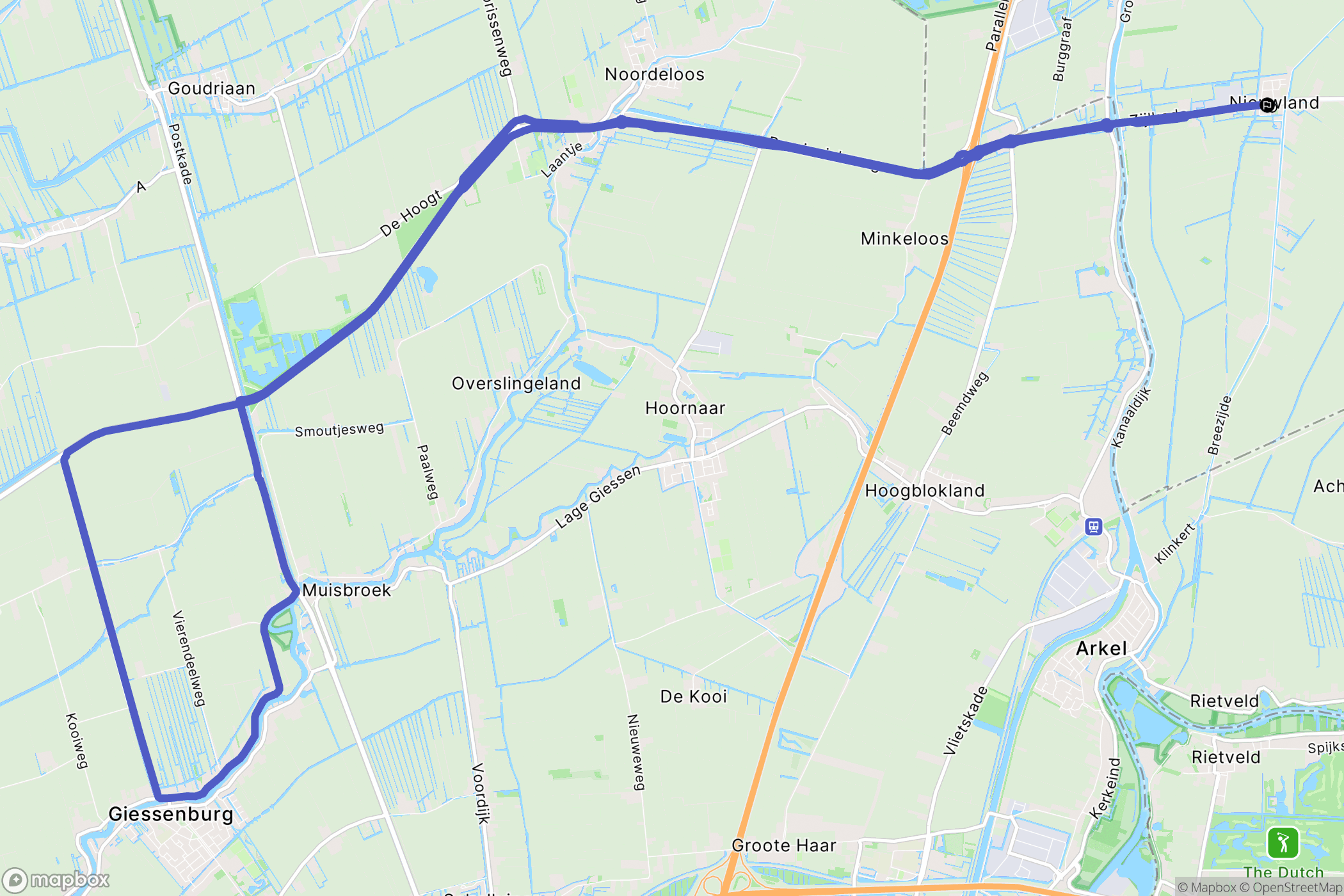 Nieuwland: routekaart voor buitenactiviteiten - Netherlands