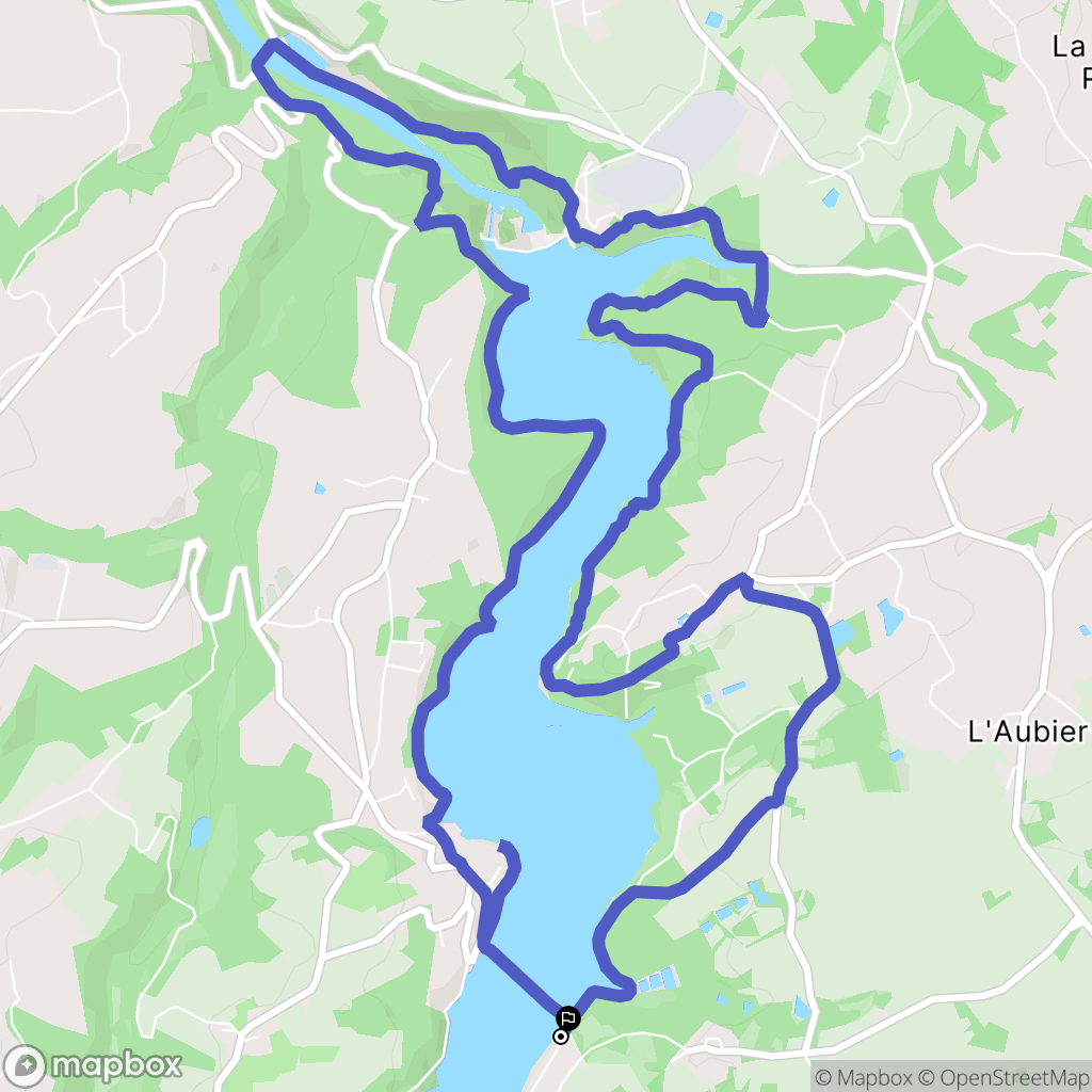 Saint-Plantaire : carte du parcours de randonnée - France