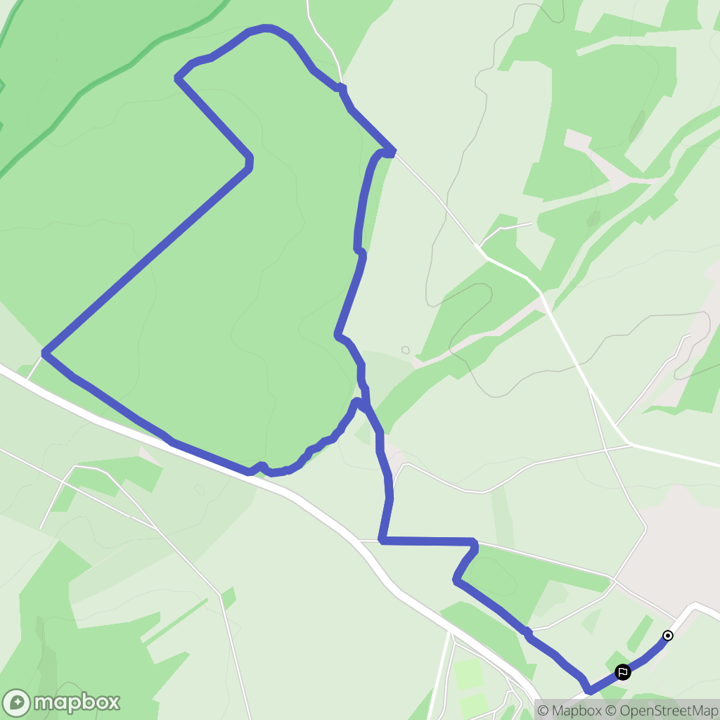 Daix : carte du parcours de randonnée - France