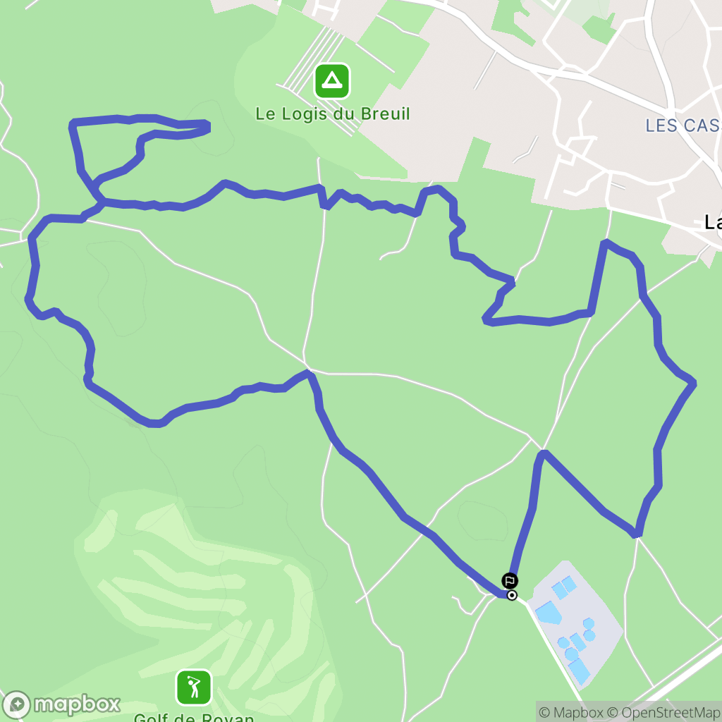 Saint-Palais-sur-Mer : carte du parcours de randonnée - France