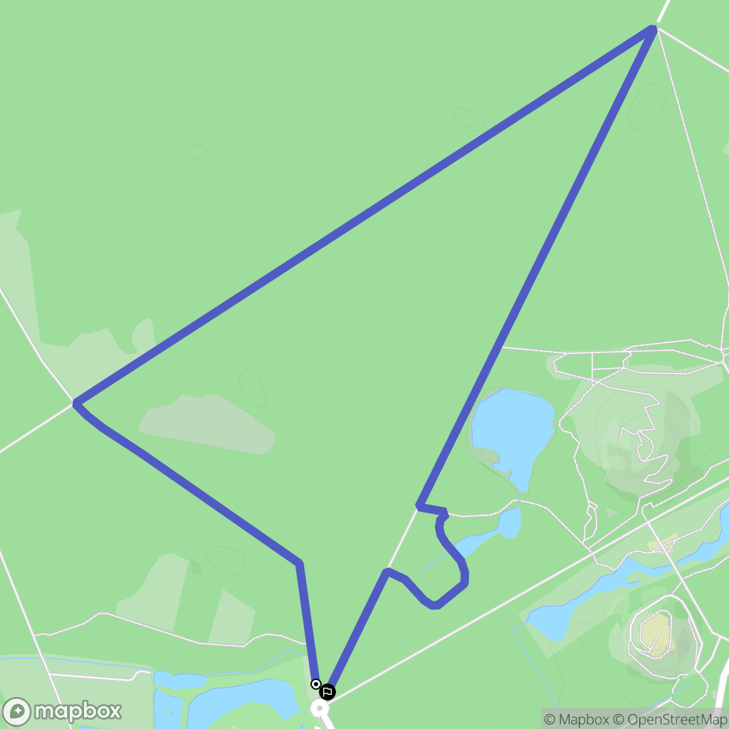 Raismes : carte du parcours de randonnée - France