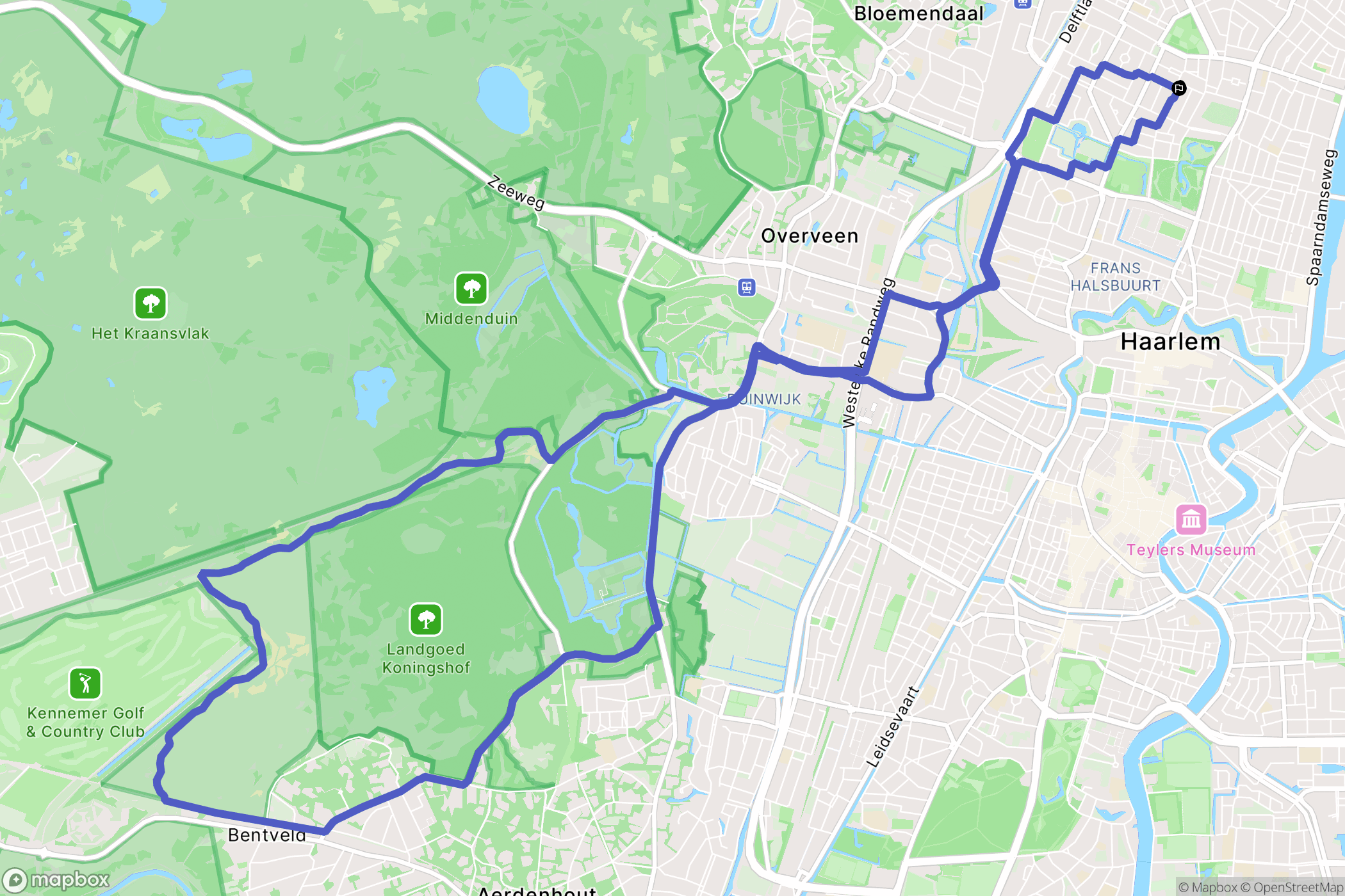 Haarlem: routekaart voor buitenactiviteiten - Netherlands
