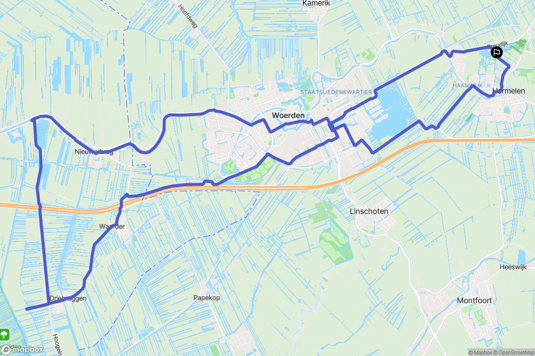 Harmelen: routekaart voor buitenactiviteiten - Netherlands
