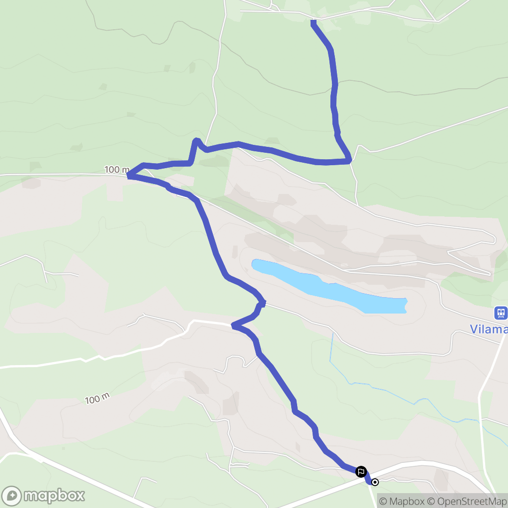 Villeveyrac : carte du parcours de randonnée - France