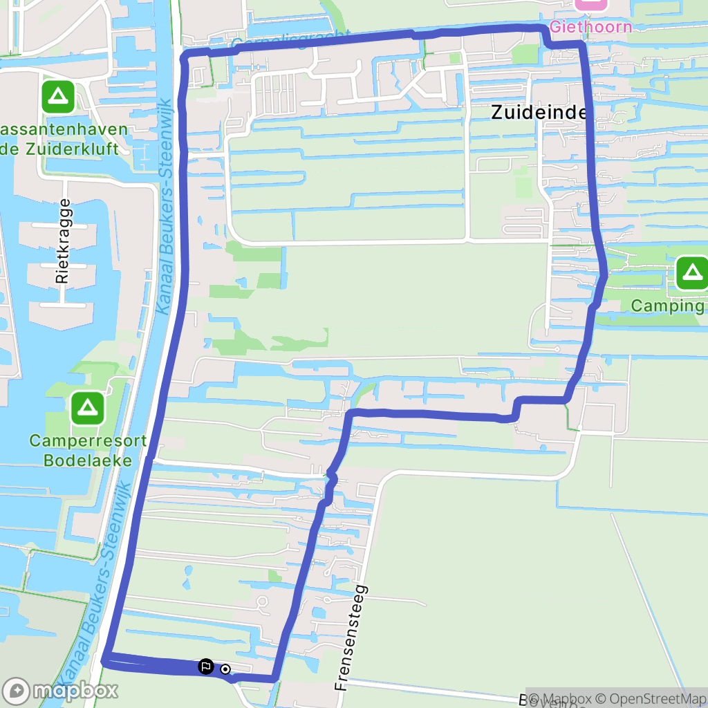 Giethoorn: routekaart voor buitenactiviteiten - Netherlands