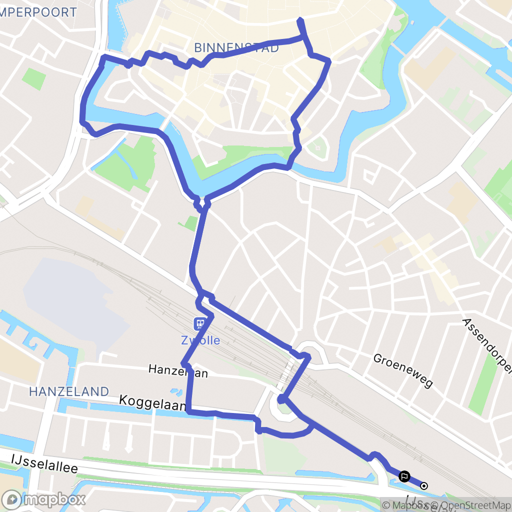 Zwolle: routekaart voor buitenactiviteiten - Netherlands