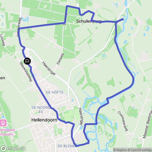Hellendoorn: routekaart voor buitenactiviteiten - Netherlands