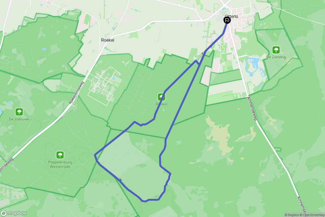 Otterlo: routekaart voor buitenactiviteiten - Netherlands