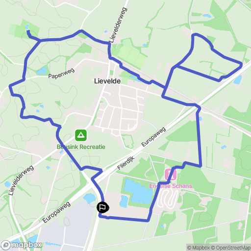 Lievelde: routekaart voor buitenactiviteiten - Netherlands