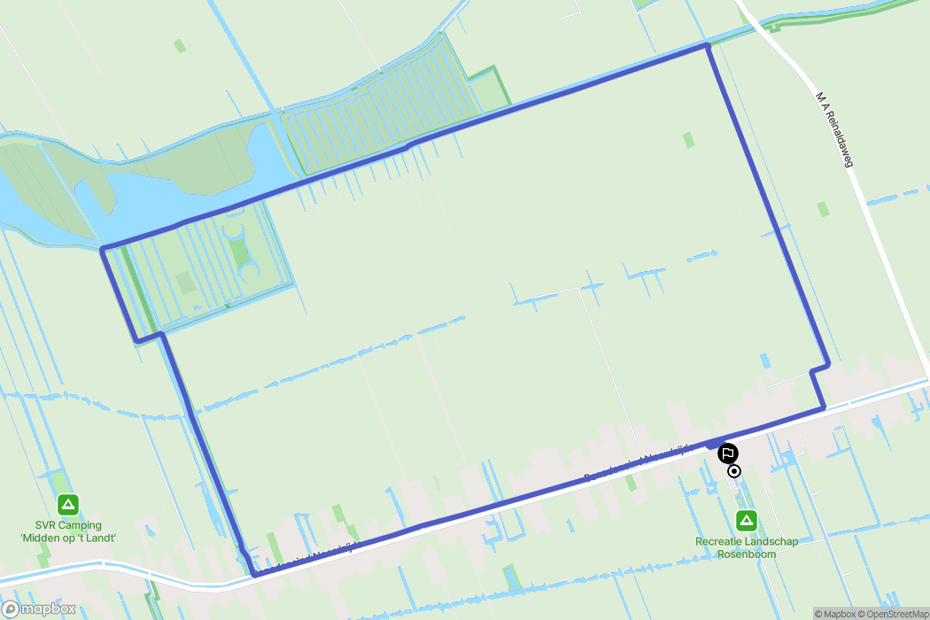 Benschop: routekaart voor buitenactiviteiten - Netherlands