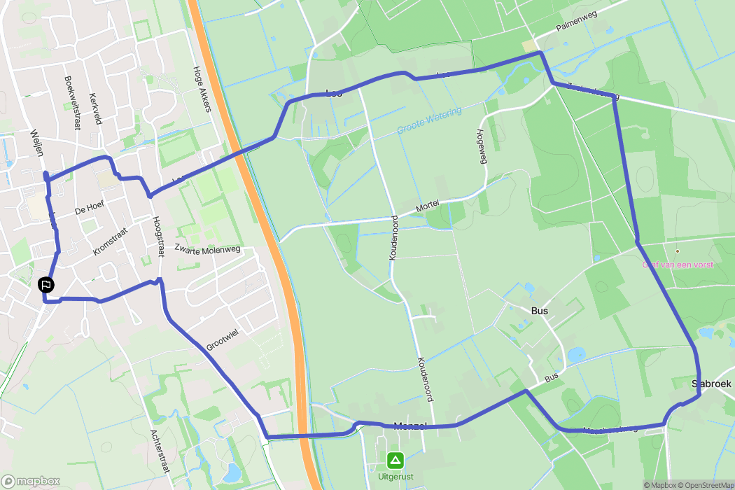 Nistelrode: routekaart voor buitenactiviteiten - Netherlands