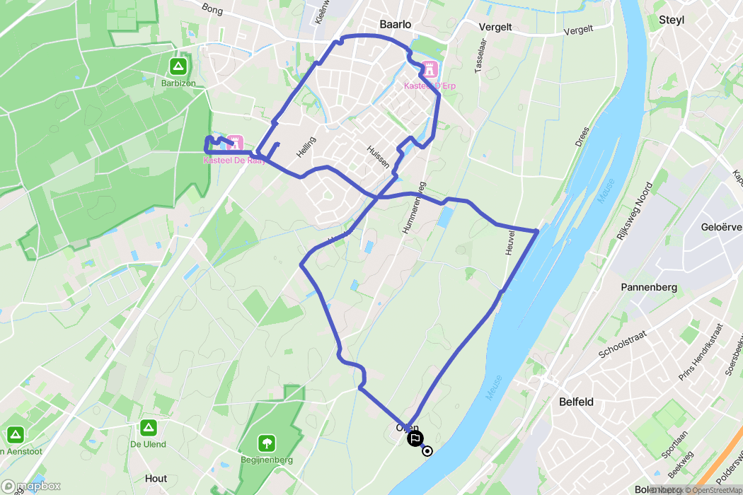 Kessel: routekaart voor buitenactiviteiten - Netherlands