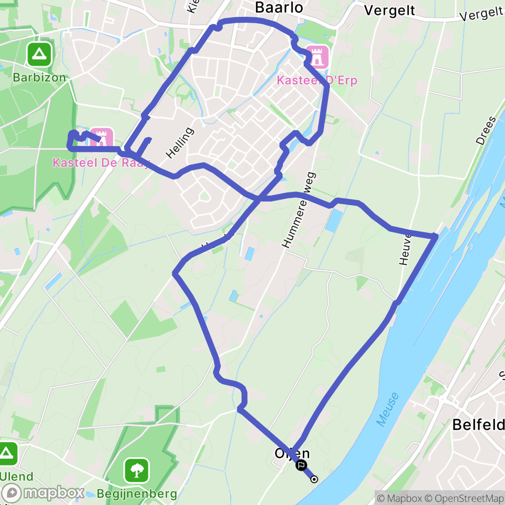 Kessel: routekaart voor buitenactiviteiten - Netherlands