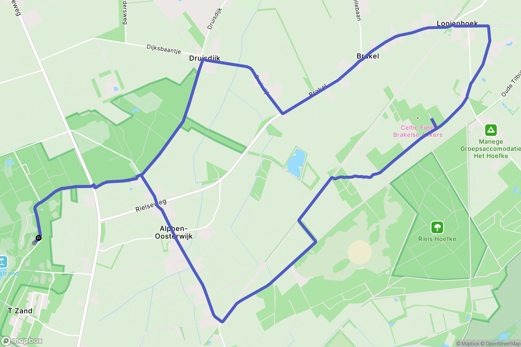 Alphen: routekaart voor buitenactiviteiten - Netherlands