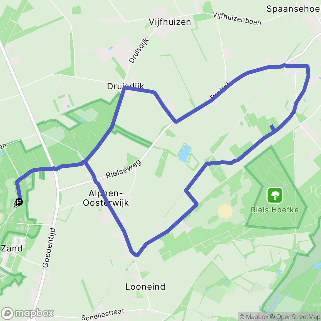 Alphen: routekaart voor buitenactiviteiten - Netherlands