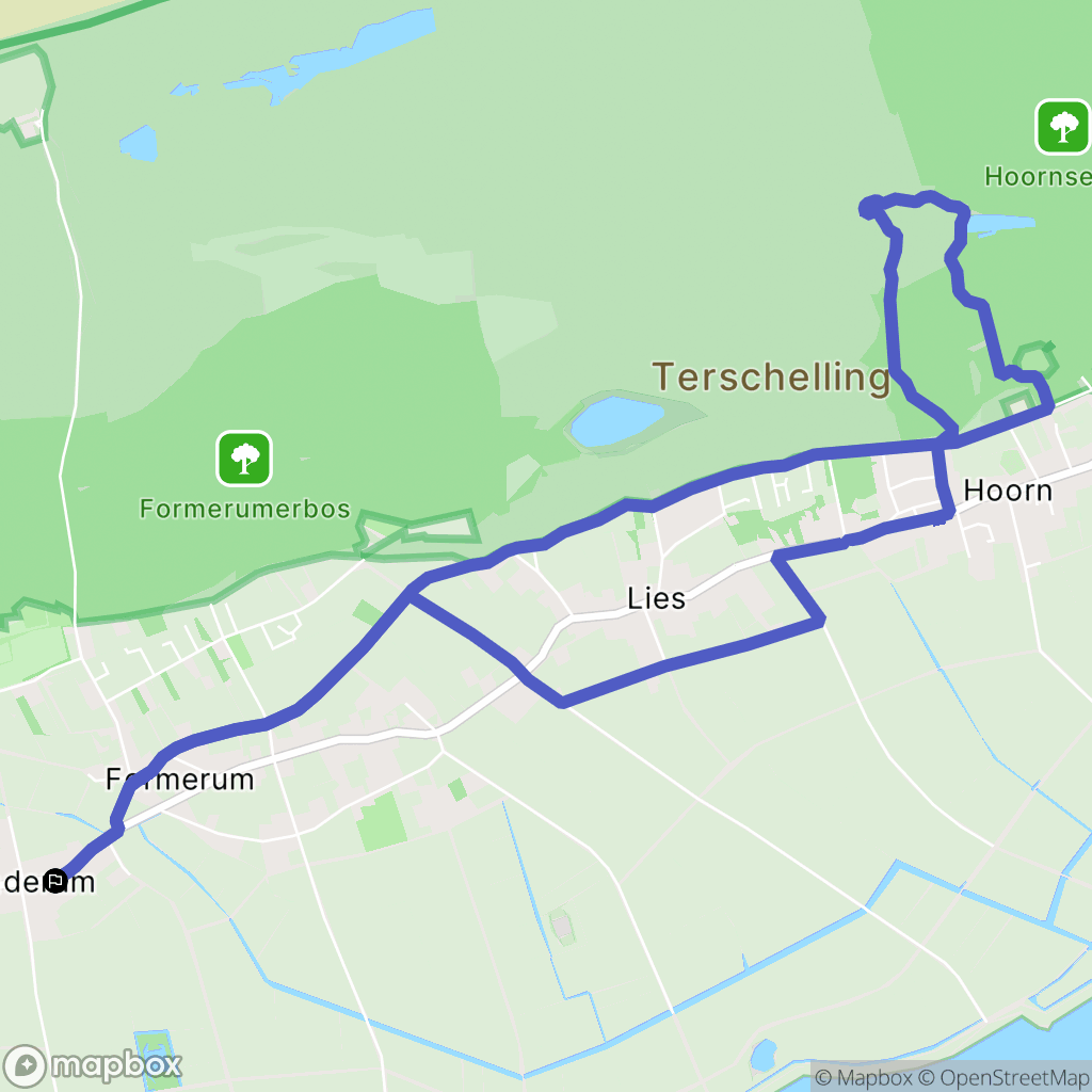 Landerum: routekaart voor buitenactiviteiten - Netherlands