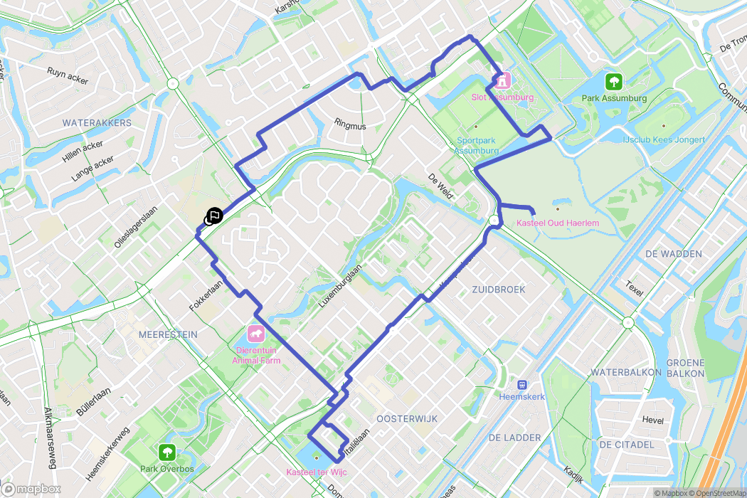 Heemskerk: routekaart voor buitenactiviteiten - Netherlands