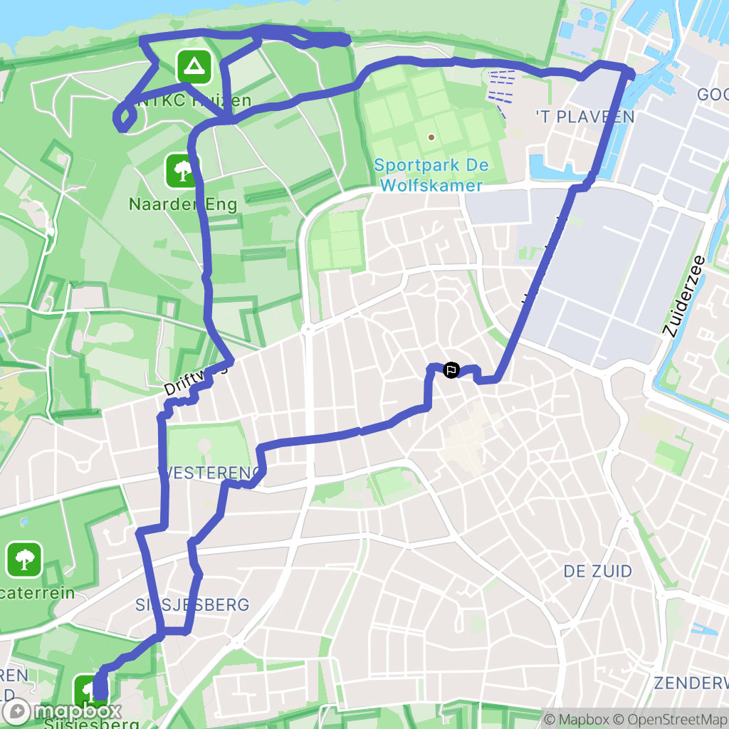 Huizen: routekaart voor buitenactiviteiten - Netherlands