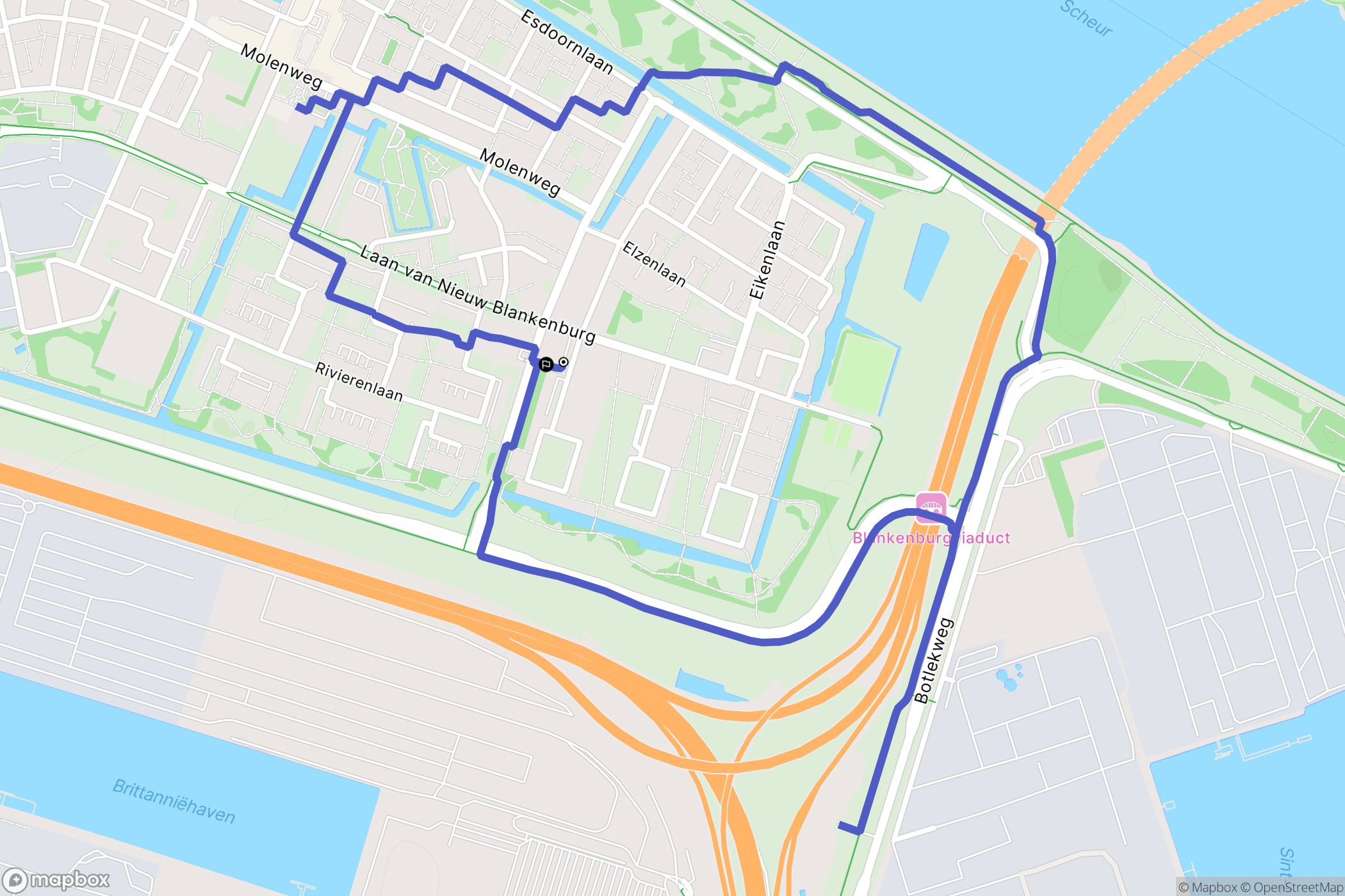 Rozenburg: routekaart voor buitenactiviteiten - Netherlands