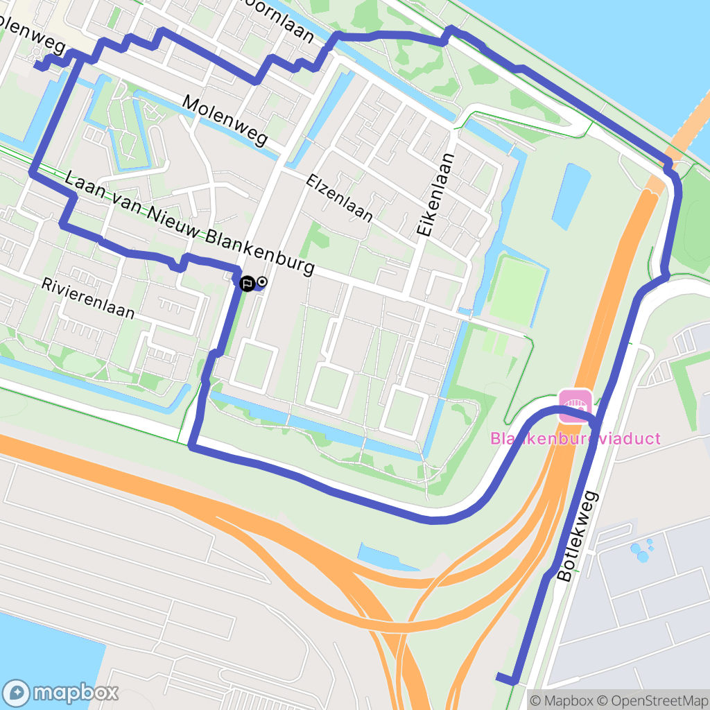 Rozenburg: routekaart voor buitenactiviteiten - Netherlands