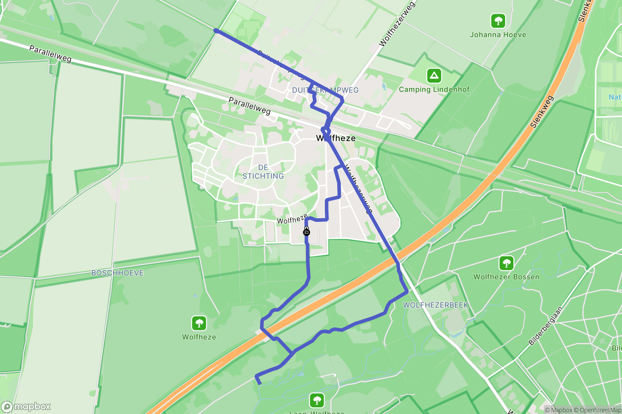Wolfheze: routekaart voor buitenactiviteiten - Netherlands