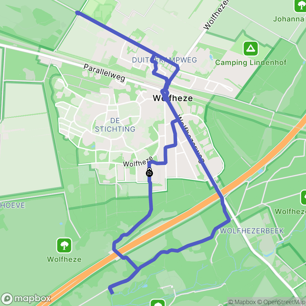 Wolfheze: routekaart voor buitenactiviteiten - Netherlands