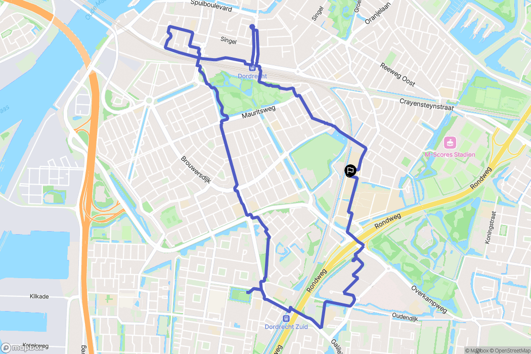 Dordrecht: routekaart voor buitenactiviteiten - Netherlands
