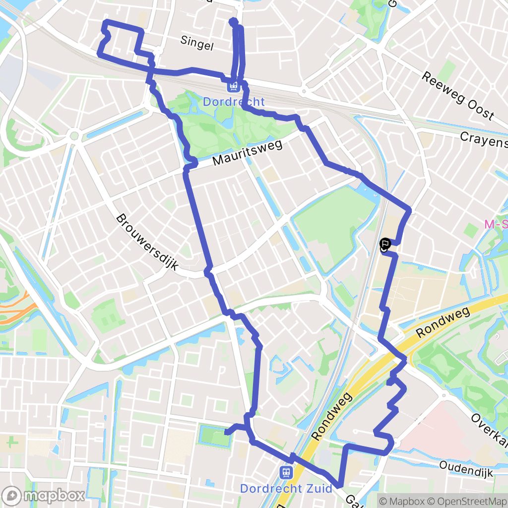 Dordrecht: routekaart voor buitenactiviteiten - Netherlands