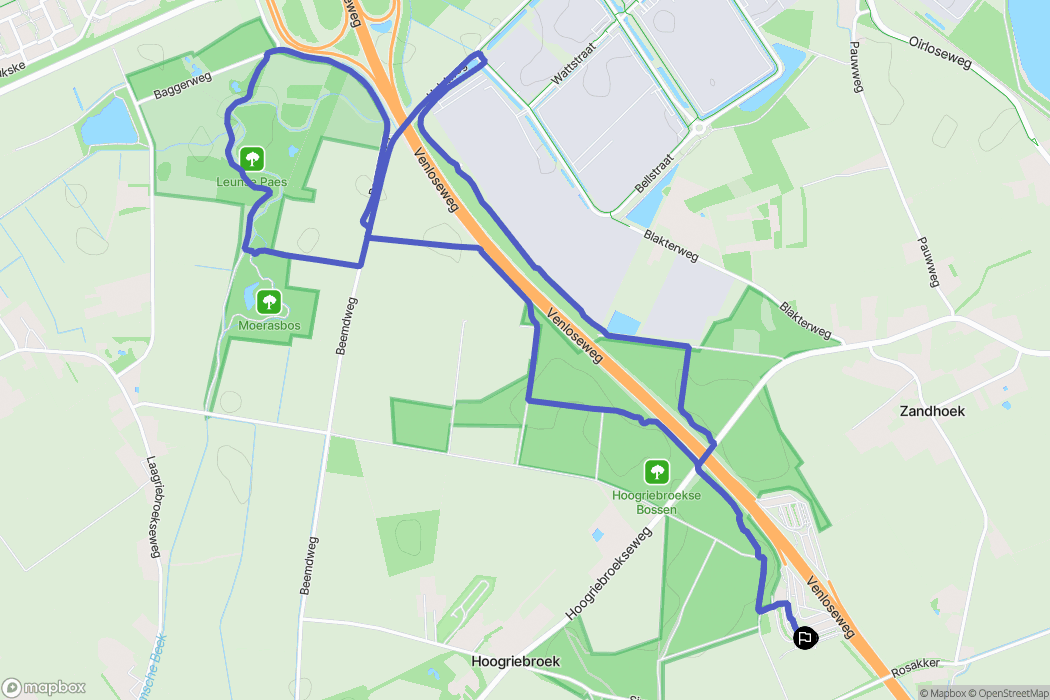 Oirlo: routekaart voor buitenactiviteiten - Netherlands