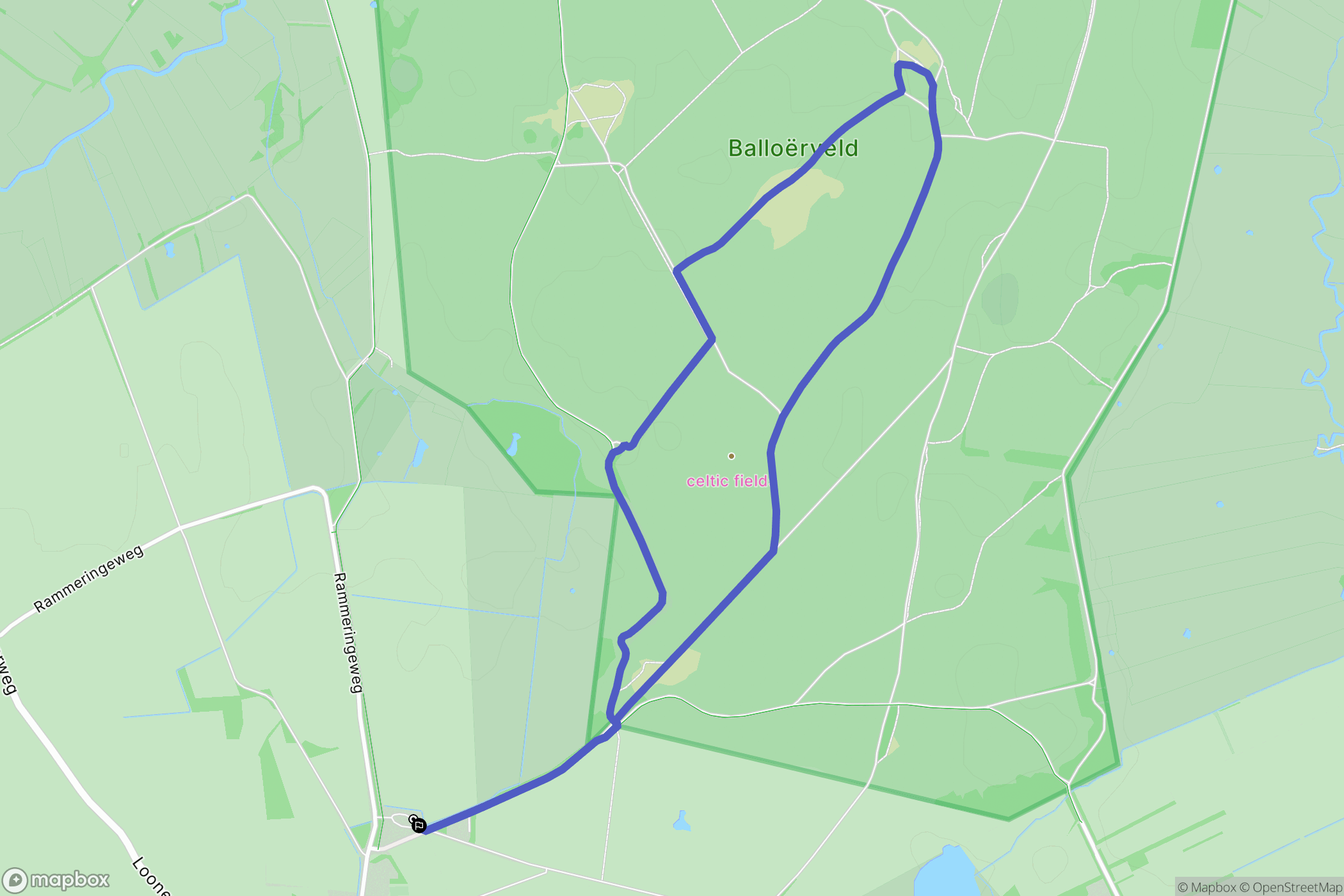 Balloo: routekaart voor buitenactiviteiten - Netherlands