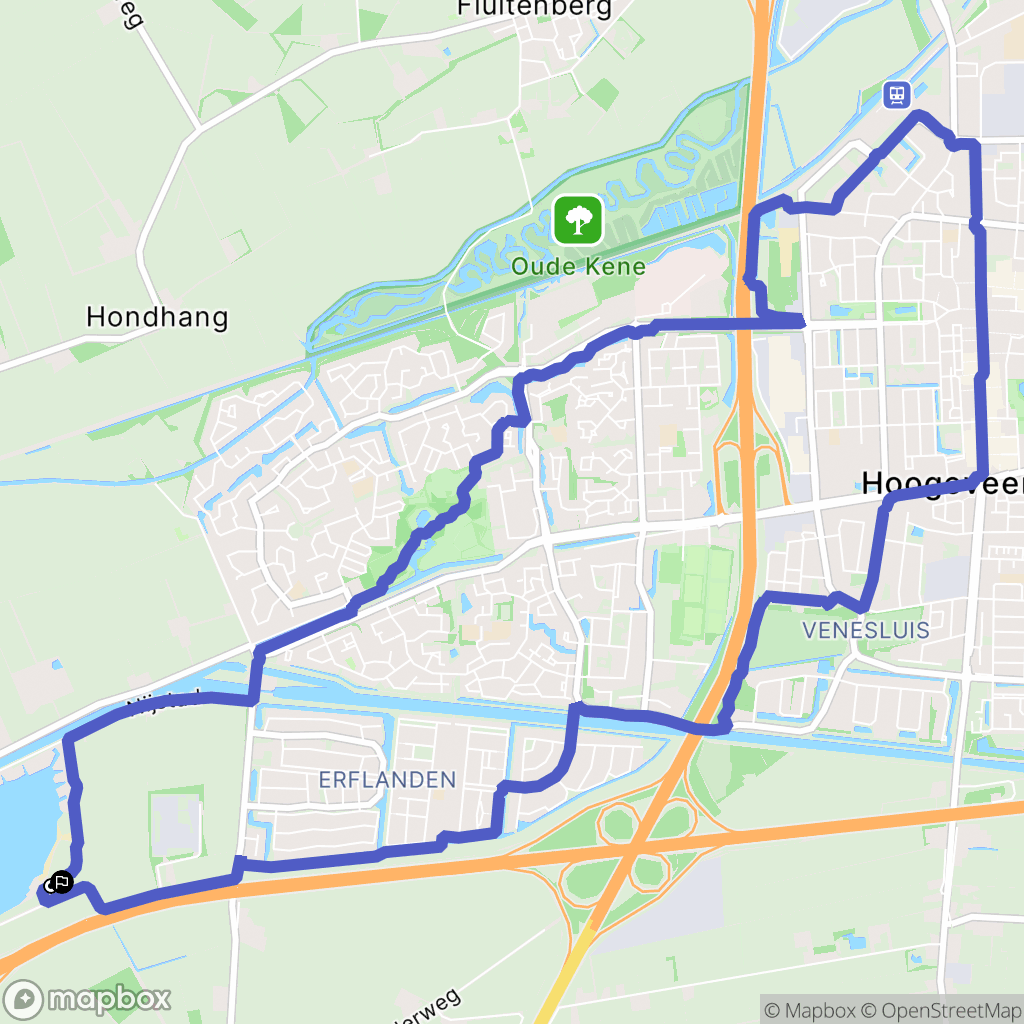 Hoogeveen: routekaart voor buitenactiviteiten - Netherlands